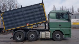 MAN TGS Переоборудование седельного тягача в самосвал #man #самосвал #переоборудование #зерновоз