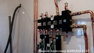 Отопление частного дома - бассейна 210 кв. м.