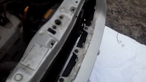 Обзор снятия бампера Шевроле Авео т250