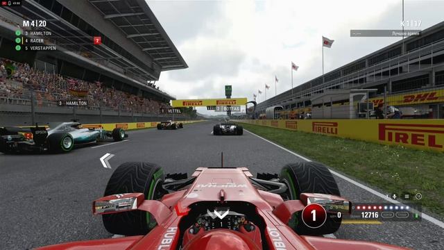 Покатушки в F1 2017. Карьера в Ferrari на сложности 100. Гран При Испании.