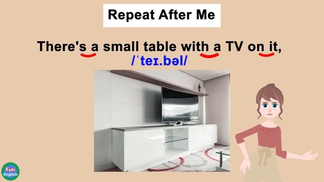 English Language Learning ? Listen and Practice – Living Room | Kumi English #15 смотреть онлайн