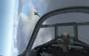 Як-1б 127 серии против  пары  Bf109 F-4,  я сбит