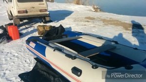 СТЕЛС 335 первый весенний отзыв и уже с воды, под мотором 9,9 л.с