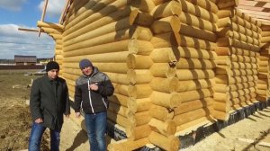 Строительство бани, 2 проекта | Баня из оцилиндрованного бревна и длинная баня из клеёного бруса