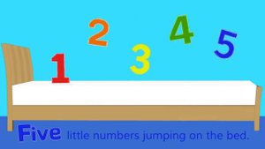 Ten Little Numbers Jumping on the Bed