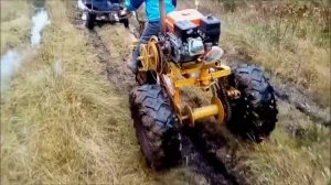 на мотоблоке