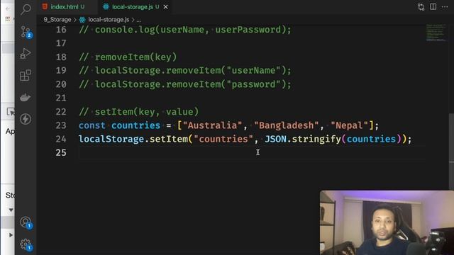 javascript bangla tutorial 87 : Web Storage API | localStorage, sessionStorage, cookie смотреть онлайн