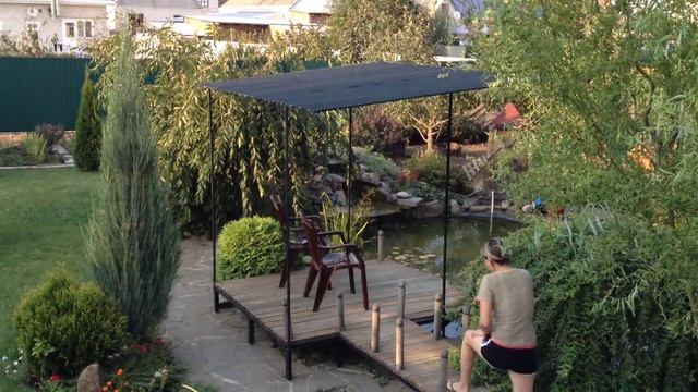 IMG Строительство беседки в японском стиле часть №3 смотреть онлайн