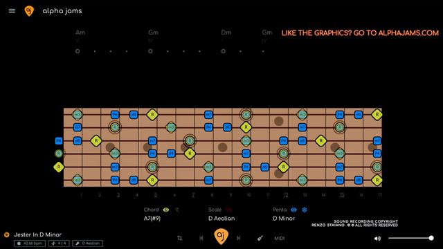 Mournful Minor Blues Jam Track In D _ Guitar Backing Track