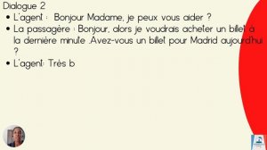 ?? À l'aéroport- Dialogue en francais B1