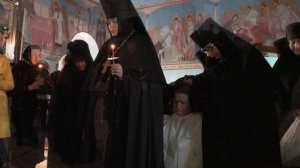 Монашеский постриг в Михайловском монастыре