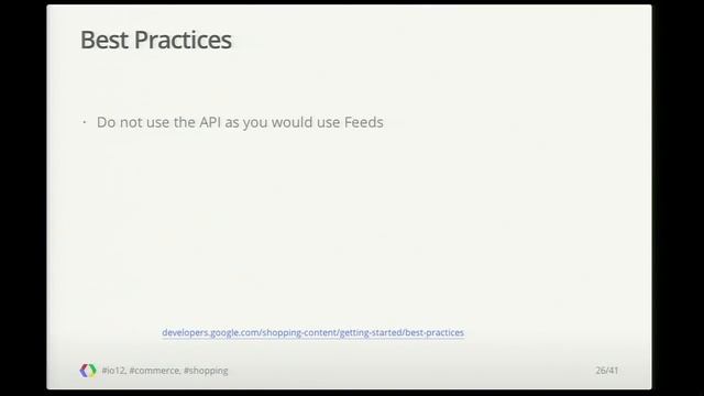 Google I/O 2012 - Making Google Product Search Work for You Using the Content API for Shopping смотреть онлайн