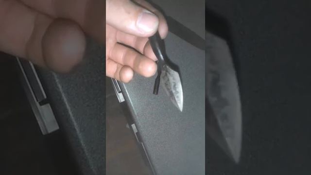 Кованый нож из шх15 закалка, отпуск))) смотреть онлайн