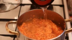 Турецкий чечевичный суп пюре