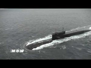 Пуск баллистической ракеты «Синева» с подводной лодки Северного флота «Тула»