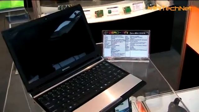 Jetway zero Mini Netbook Mockup  CeBIT 2009