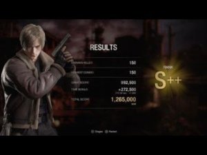 Resident Evil 4(2023) The Mercenaries | LEON - ISLAND | S++ 1.265.000