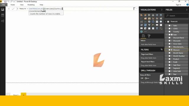 Values Function (DAX) - DAX  Values Function In Power BI Desktop | DAX Tutorials