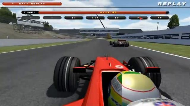 Virtual Grand Prix 3 - Hamilton overtakes Massa at Catalunya смотреть онлайн