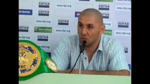 Пресс-конференция Магомеда Абдусаламова