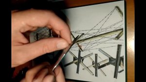 Колючая проволока как сделать