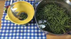 Маринованная стручковая фасоль на зиму