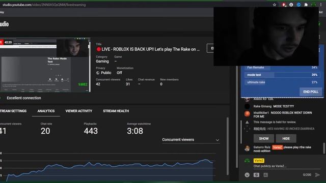 ?LIVE - ROBLOX IS BACK UP!! Let's play The Rake on ROBLOX! смотреть онлайн