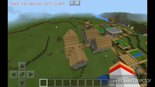 Village at spawn with blacksmith SEED! Minecraft PE and Windows 10 Beta! смотреть онлайн