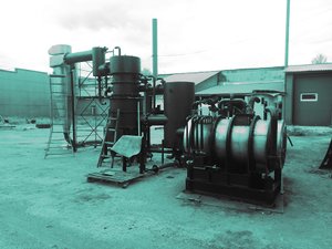 Газогенератор. Газген. Получение горючего газа.