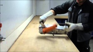 GHB 15 50   Замена шлифовальной ленты