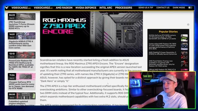 14th Gen Intel Benchmarks - NEW z790 Motherboards & More - PC News смотреть онлайн