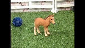 №2 "NEW" распаковка и обзор (лошади шляйх(Schleich))