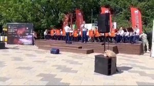Выступление оркестра Росгвардии в Парке 50 летия Октября .Москва