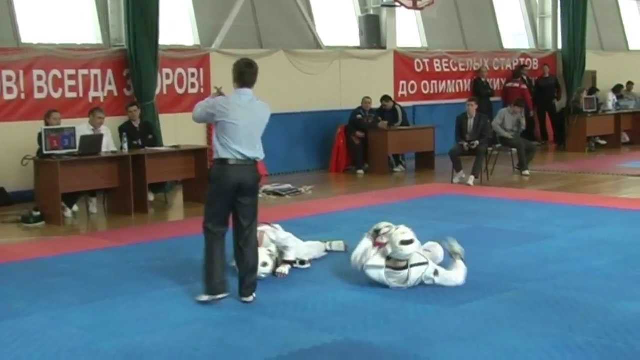 Taekwondo WTF. Спартакиада школьников. 07.04.2013 Зайцев-Мусаев