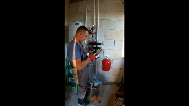 Сборка котельной на базе электро котла ЭВАН PRACTIC-12 смотреть онлайн