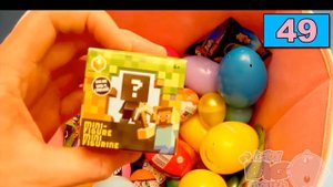NEW Huge 101 Surprise Egg Opening Kinder Surprise Minecraft Monster High Disney Fairies | Kid TV