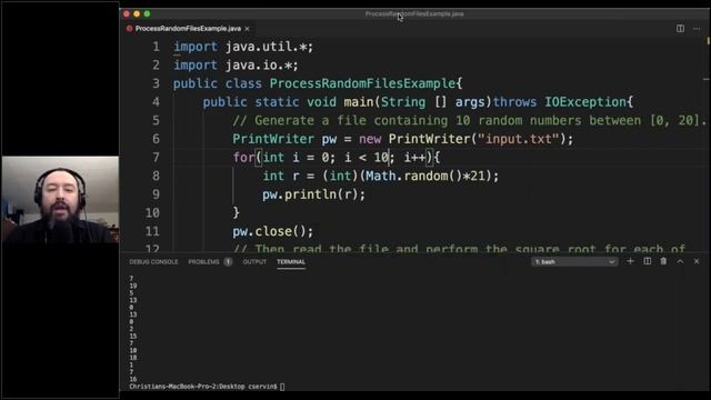CS1 110: Process Files and Random number generation in java смотреть онлайн