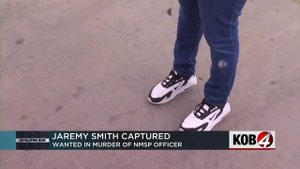 Exclusive video shows police arrest man wanted for NMSP officer's murder