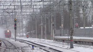 Электропоезд ЭД4М-0242 экспресс "Москва - Крутое", станция Реутово