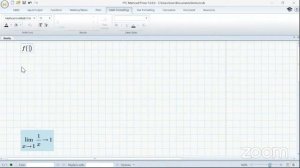 Предел функции в Mathcad