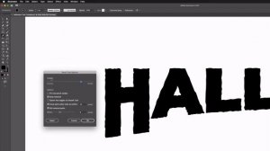 Adobe Illustrator • Spooky Halloween Text Tutorial