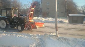 УБОРКА СНЕГА РОТОРОМ. 2023