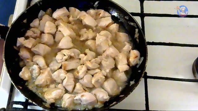 Куриная грудка, тушеная в сметане! Рецепты из курицы. ВКУСНЯШКА