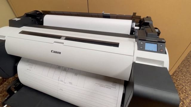 Canon TM-305 printing sound смотреть онлайн