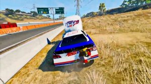 BeamNG Drive | Epic NASCAR Fails/Crashes