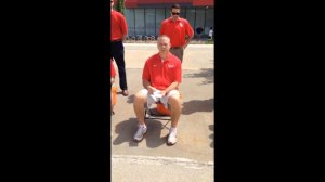 Stony Brook Athletics accepts the Ice Bucket Challenge