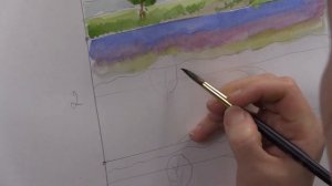 Урок 2. Три пейзажа. Линии горизонта .