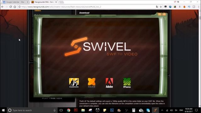 How to export a Flash animation in video format / from swf to video смотреть онлайн