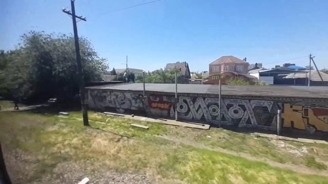 Электропоезд ЭП3Д-0011, участок Краснодар-2 - Краснодар-1