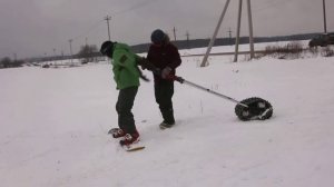 буксировщик лыжника снегирь